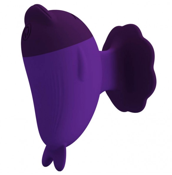 PRETTY LOVE - Dolphin Finger Vibrator (Chargeable - Purple) PRETTY LOVE - Dolphin Finger Vibrator (Chargeable - Purple)
